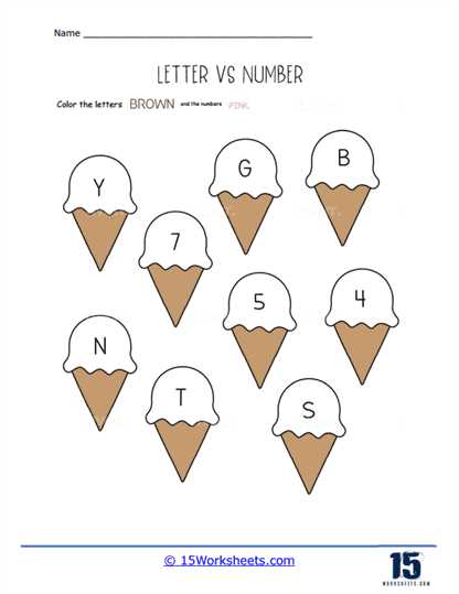learning letters and numbers worksheets