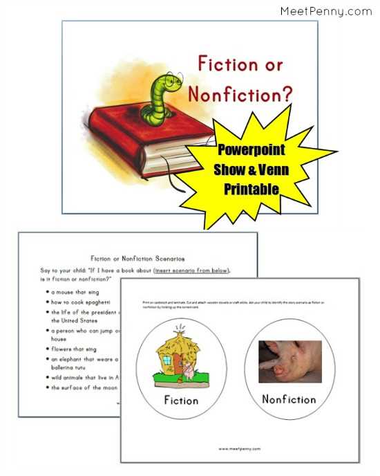 fiction versus nonfiction worksheet fiction versus nonfiction worksheet