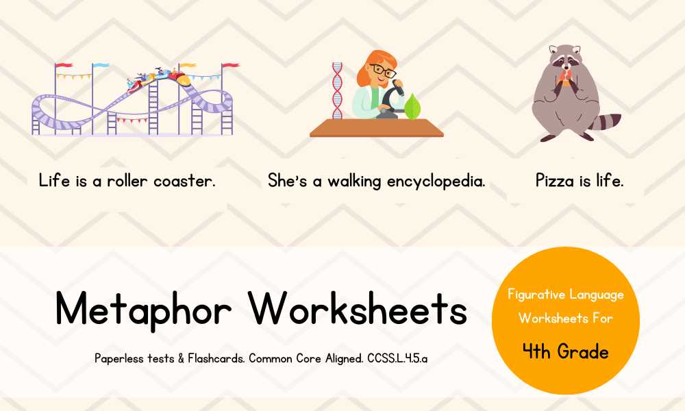 figurative language worksheets for 4th graders