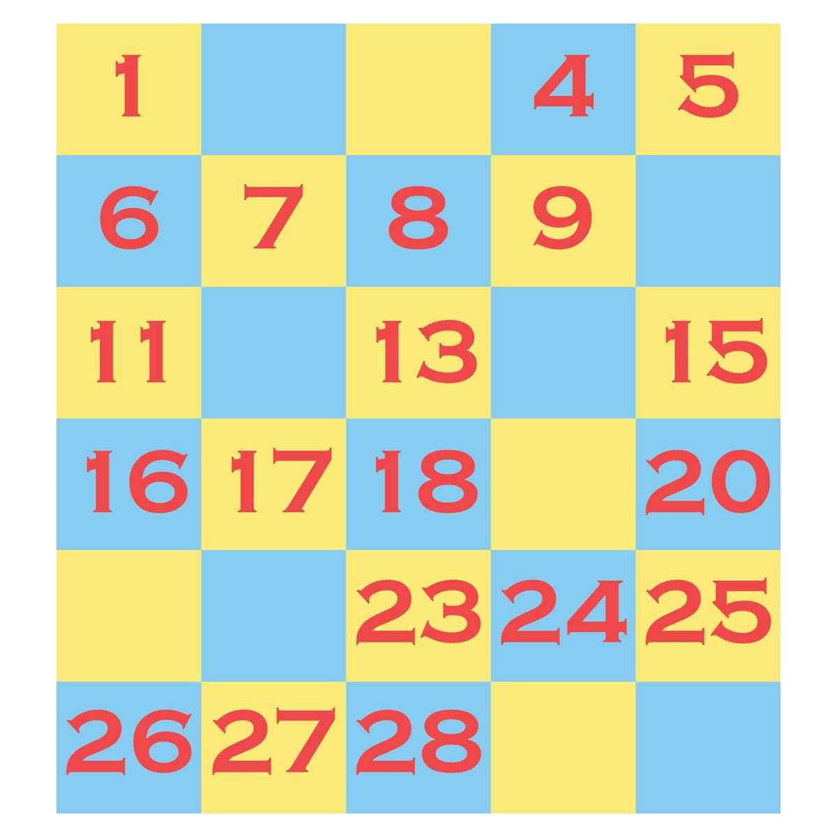 fill in the missing numbers 1 30 worksheets