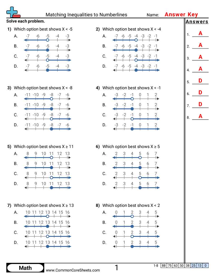 find a match math worksheet pre algebra