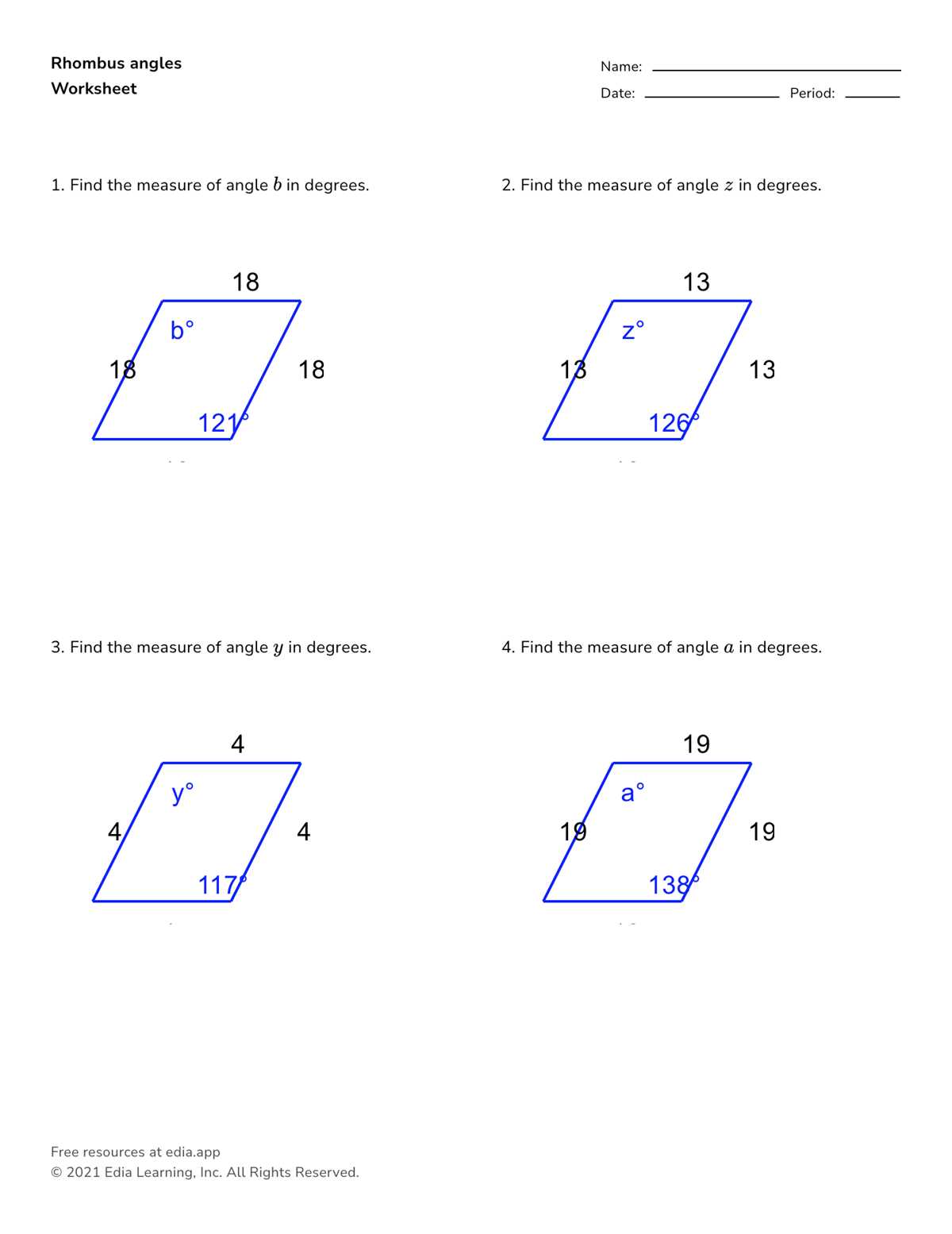 find missing angles worksheet