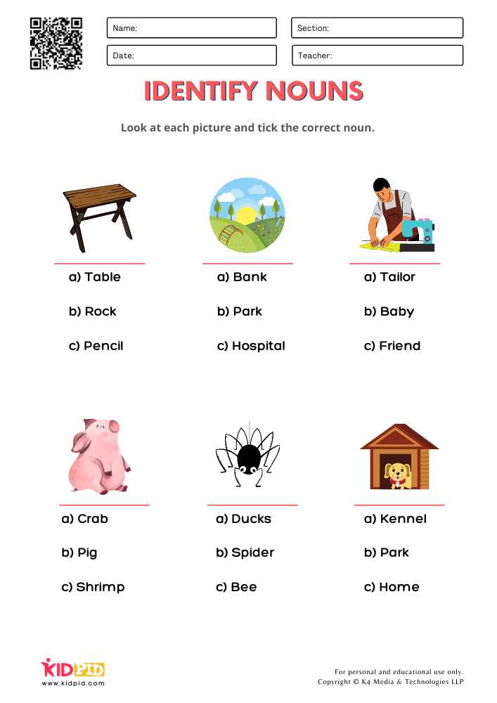 find the noun worksheets find the noun worksheets