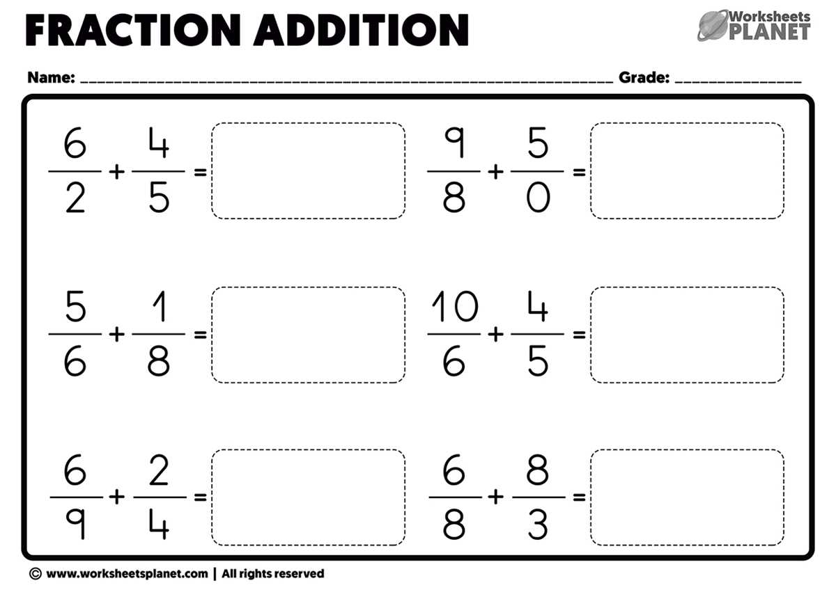 finding a common denominator worksheet finding a common denominator worksheet
