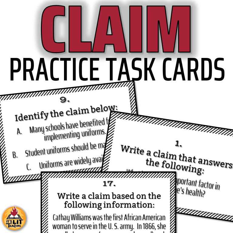 finding evidence to support a claim worksheet