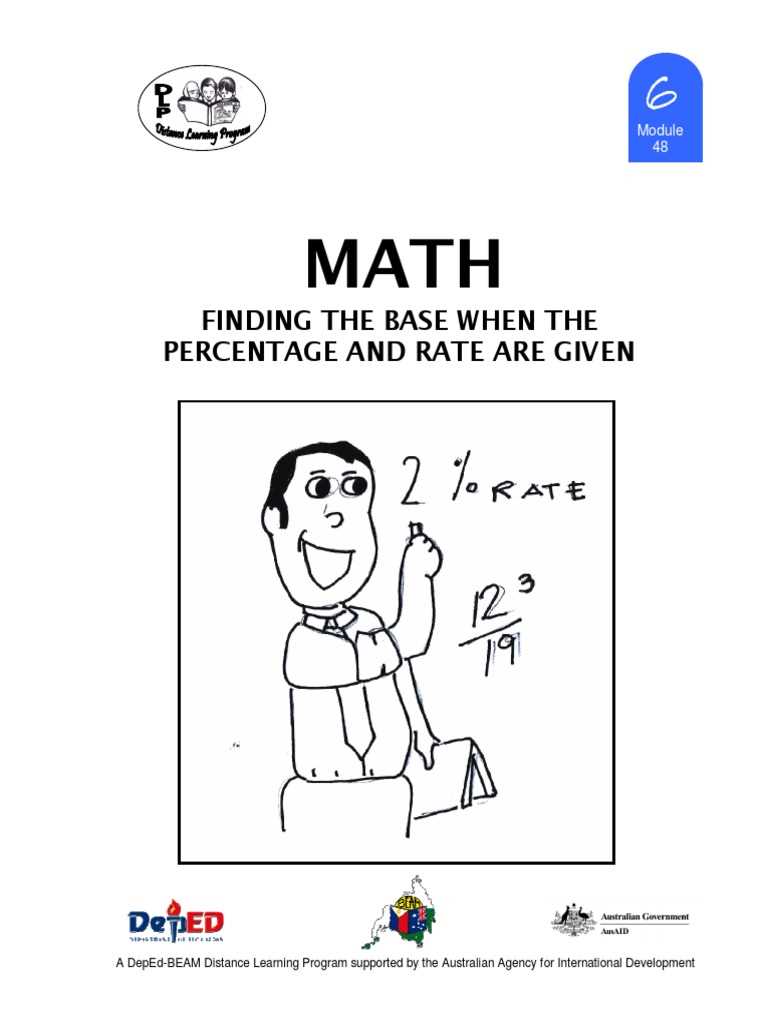 finding the rate base and percentage worksheets
