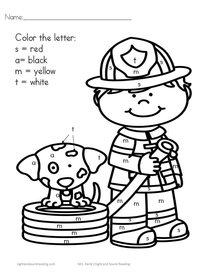 fire prevention worksheets for preschool