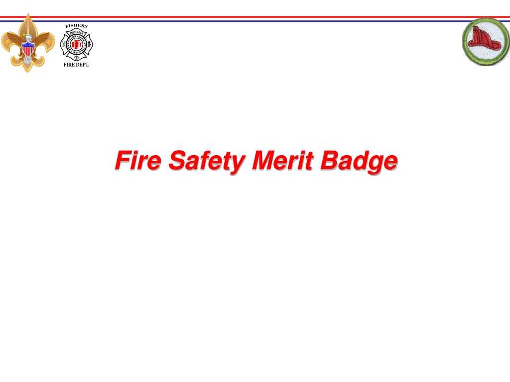 fire safety merit badge worksheet 2026