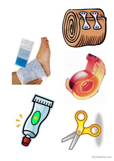 first aid box worksheet
