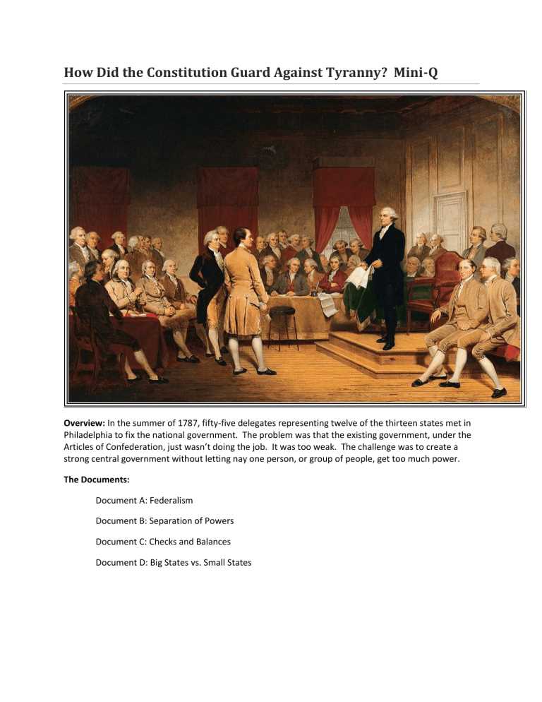 fixing the articles of confederation worksheet