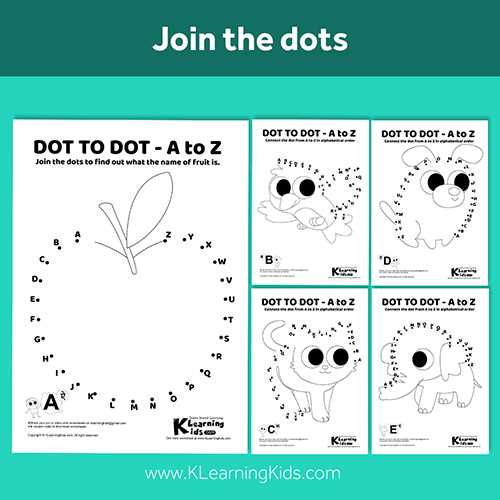 a to z worksheet for preschool