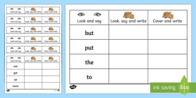 fmw worksheets