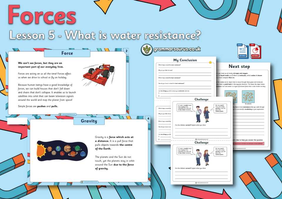 forces ks2 worksheet