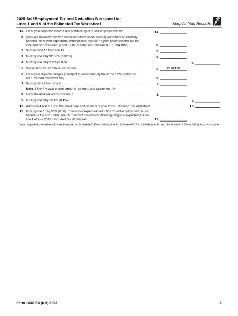 form 1040 line 11a worksheet
