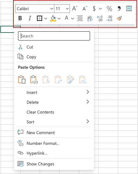 format worksheet in excel