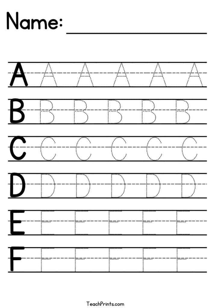 forming letters worksheet