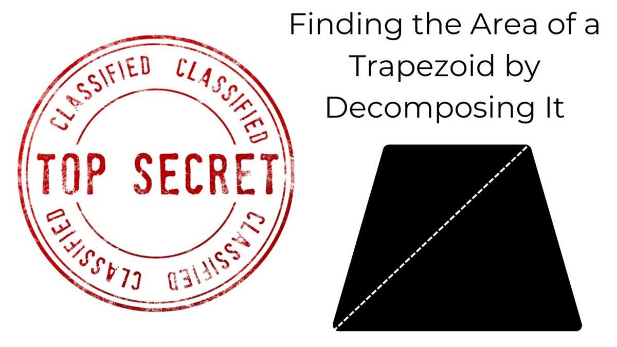 decomposing trapezoids to find area worksheet