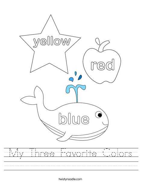 colour the picture worksheet
