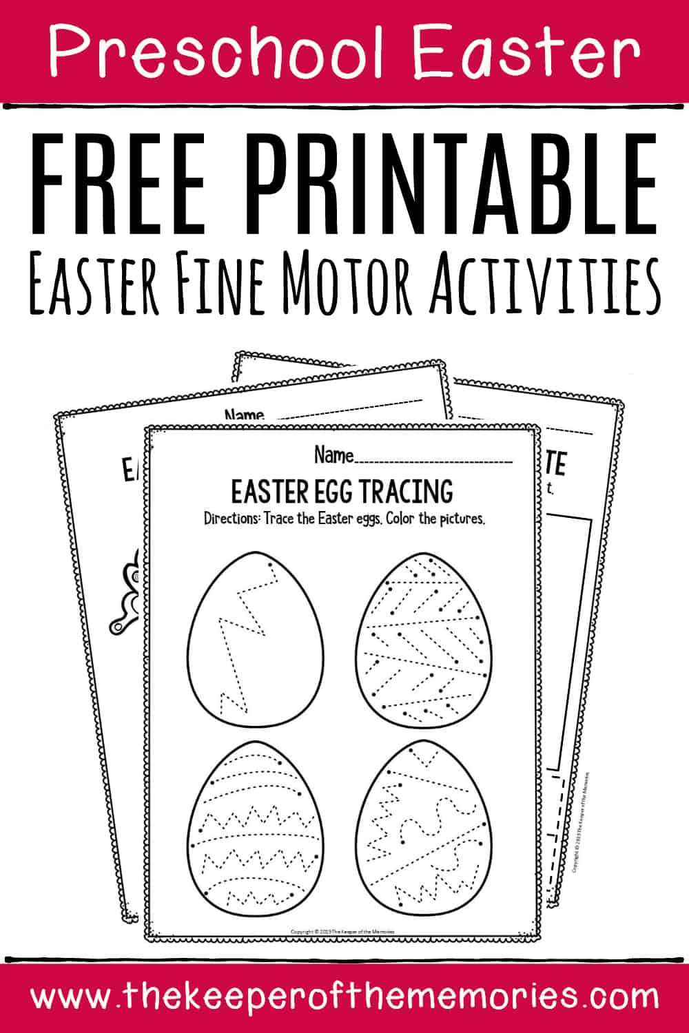 free easter worksheets for preschool