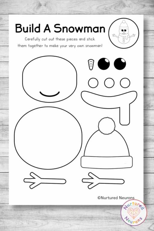 build your own snowman worksheet