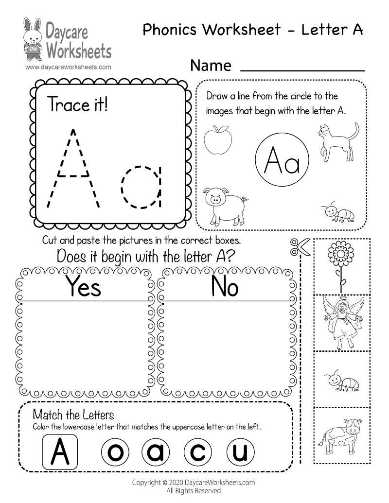 free beginning sounds worksheets