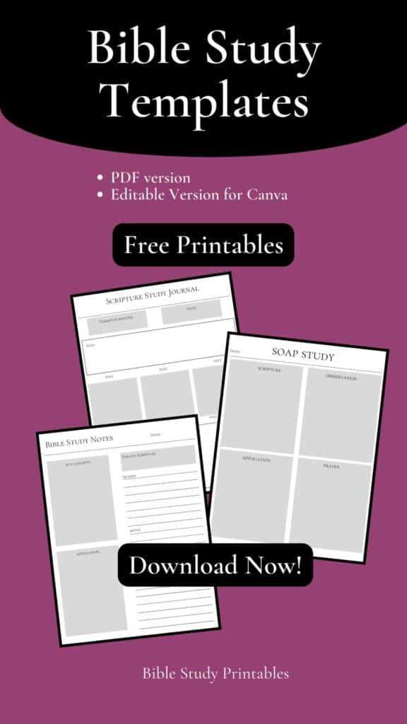 free bible study worksheets