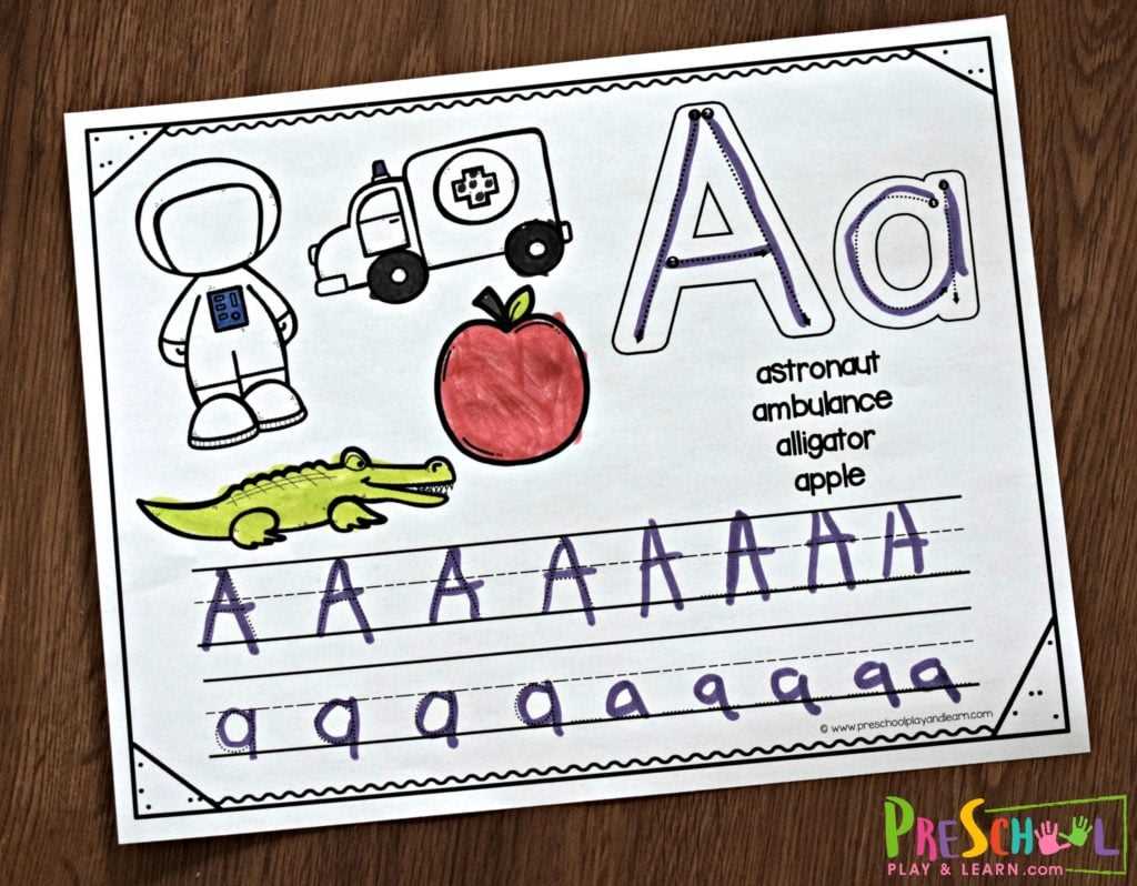 free handwriting worksheets for preschool