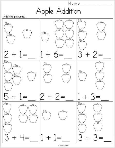 free math addition worksheets
