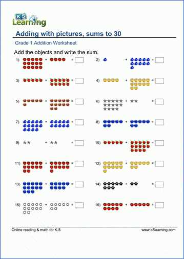 free printable 1st grade worksheets