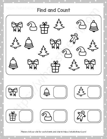 free printable christmas kindergarten worksheets