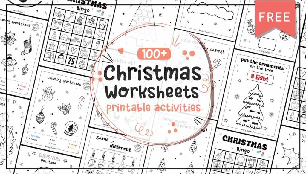 free printable christmas kindergarten worksheets