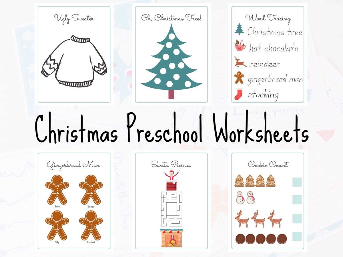 free printable christmas worksheets for adults