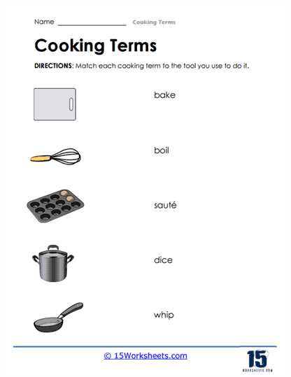 free printable cooking measurement worksheets