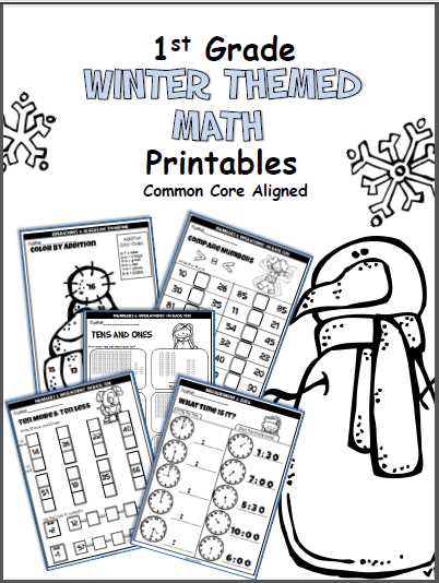 free printable math worksheets for 1st graders