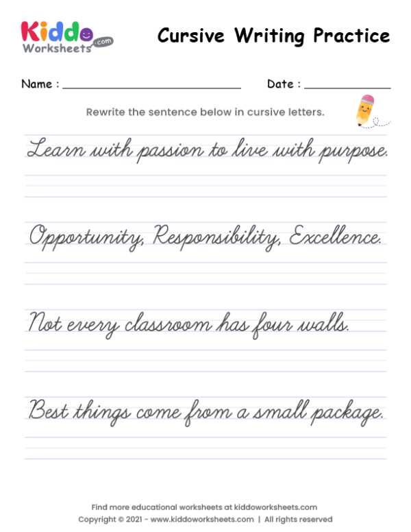 free printable penmanship worksheets
