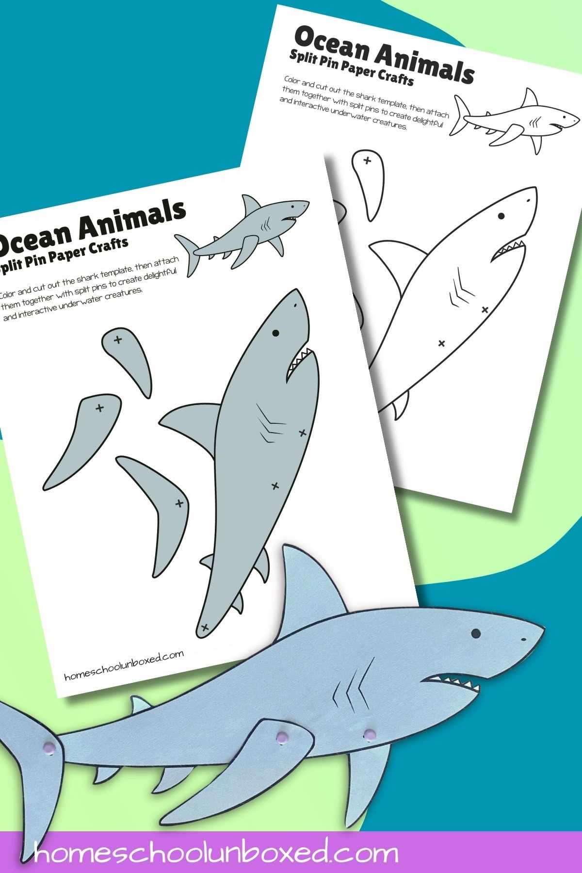 free printable shark worksheets
