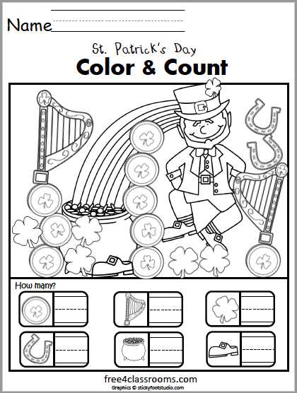 free printable st patricks day worksheets