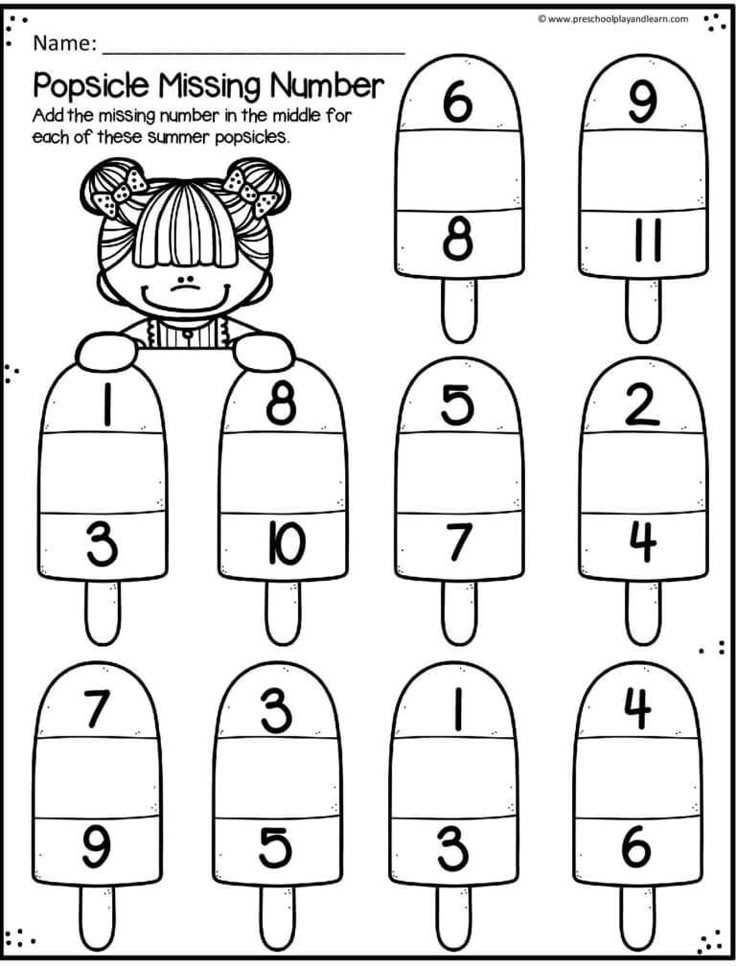 free printable worksheets for preschool math