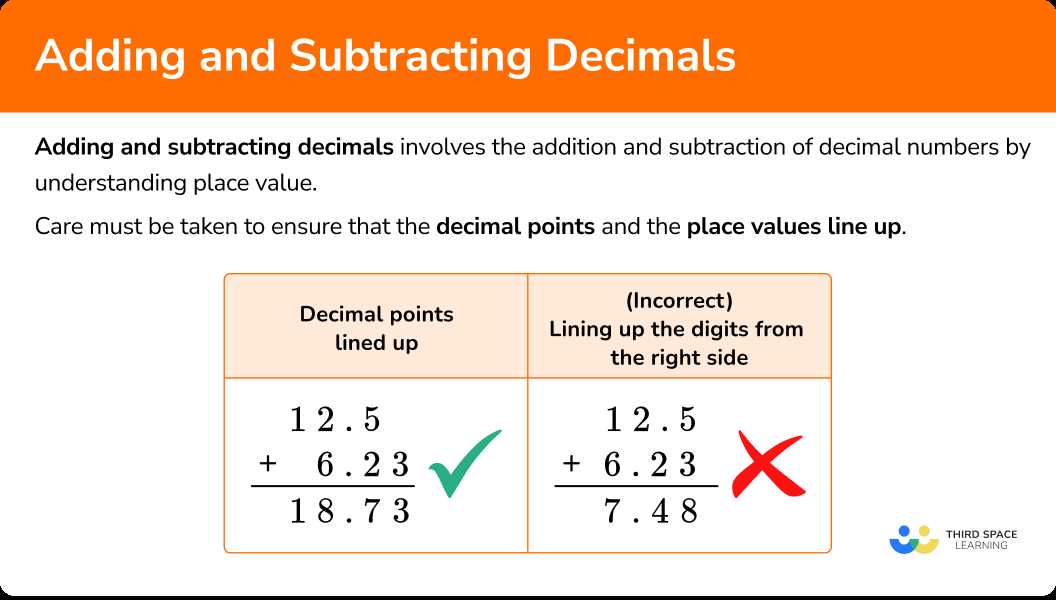 free worksheets adding and subtracting decimals