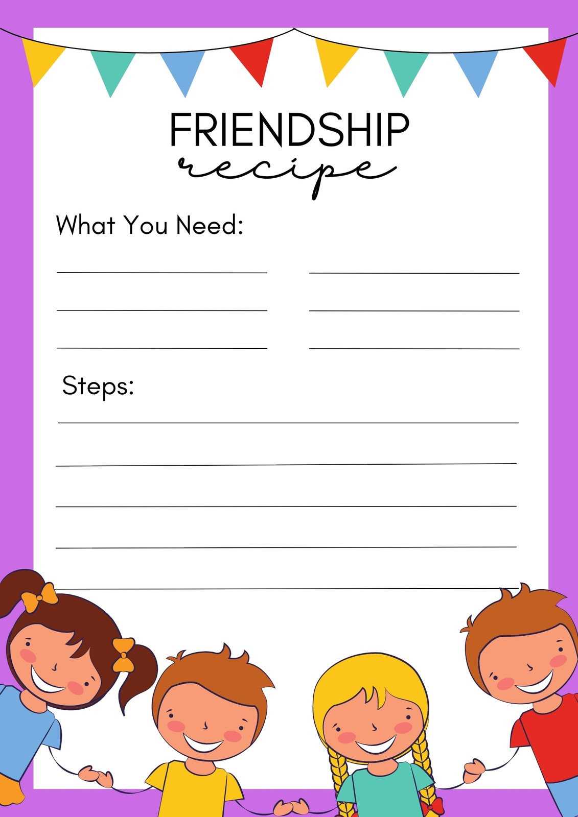 friendship worksheet
