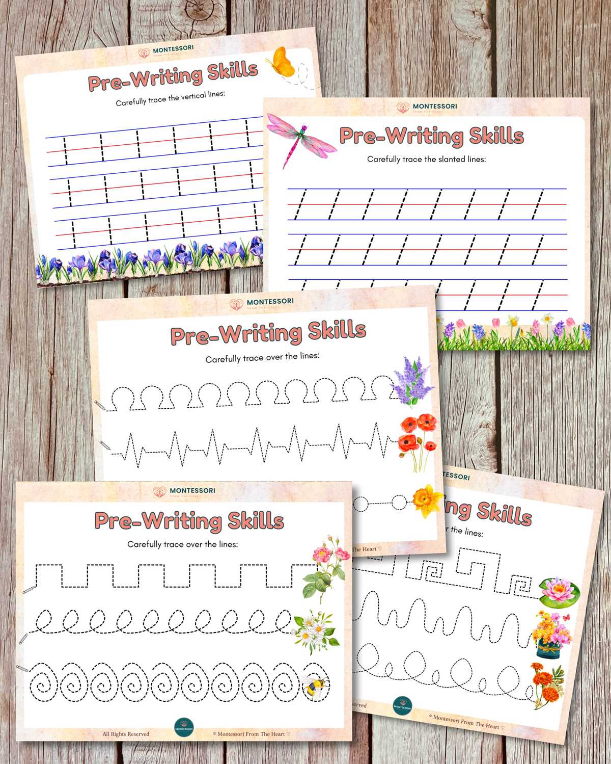 first strokes handwriting worksheets