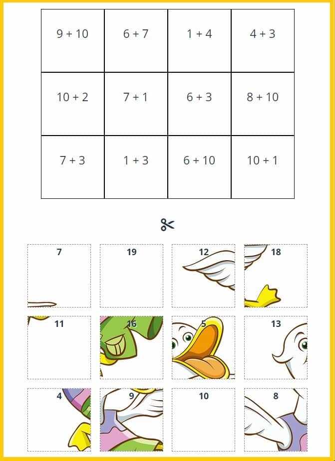fun math worksheets 1st grade