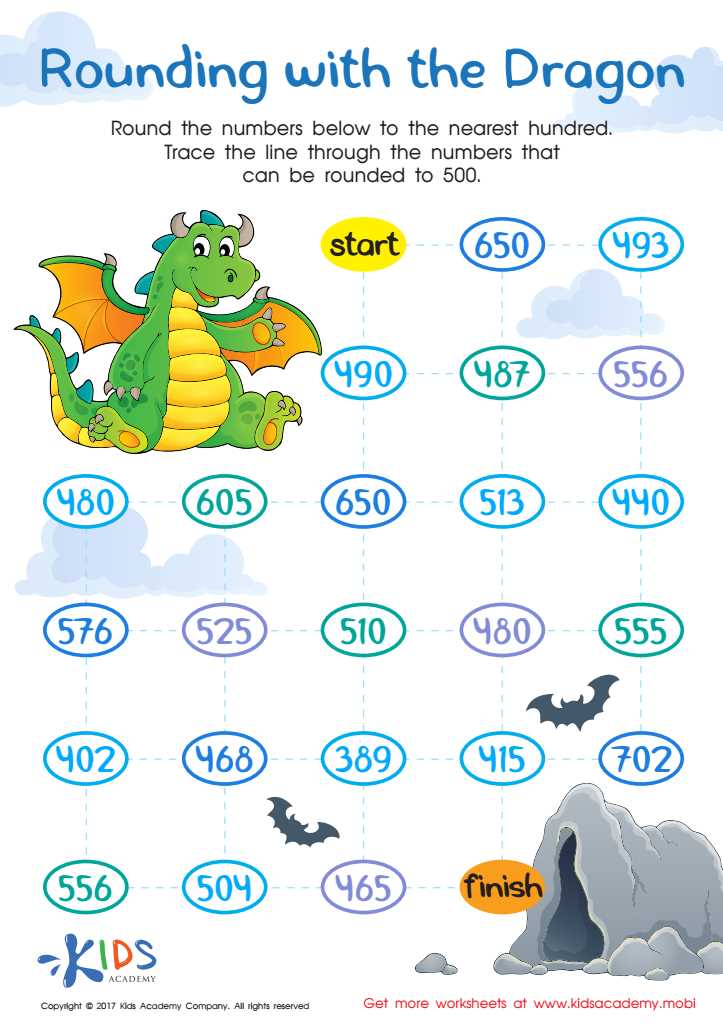 fun rounding worksheet