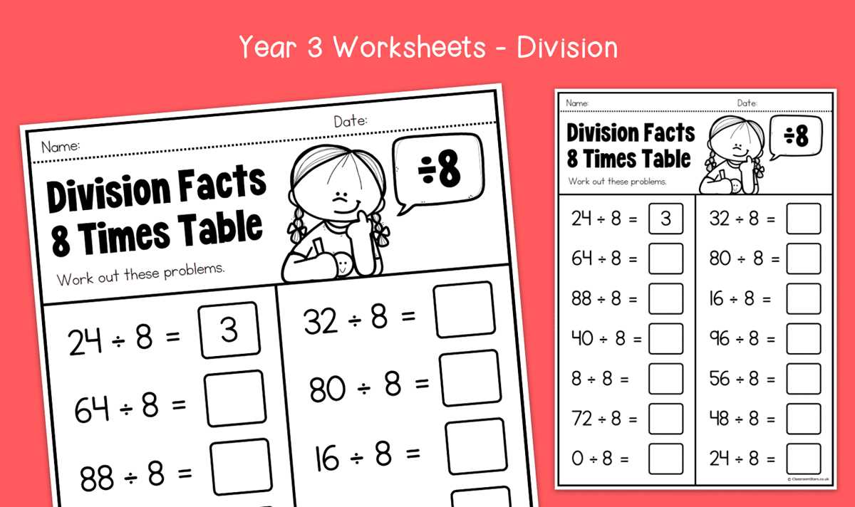 division facts worksheet division facts worksheet