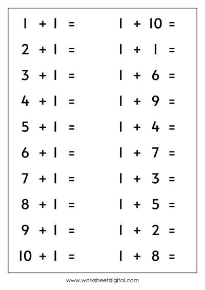 math addition worksheets for kindergarten
