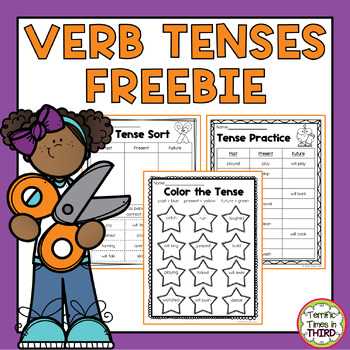 worksheets for verb tenses