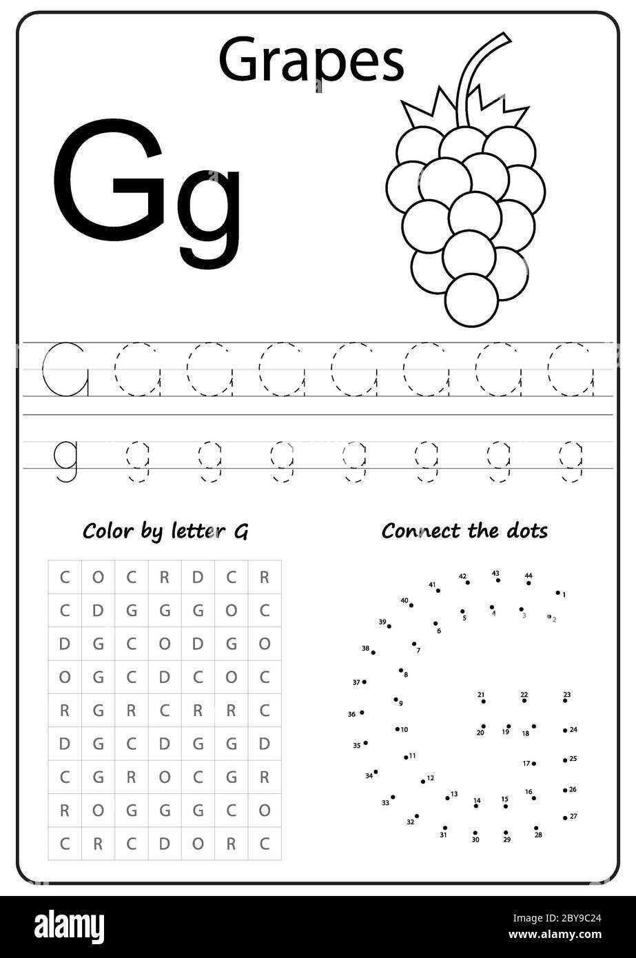 learning letters worksheets
