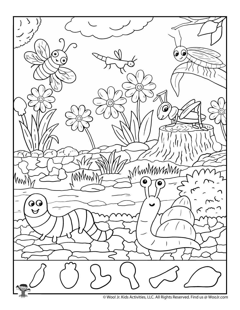 find hidden object worksheet
