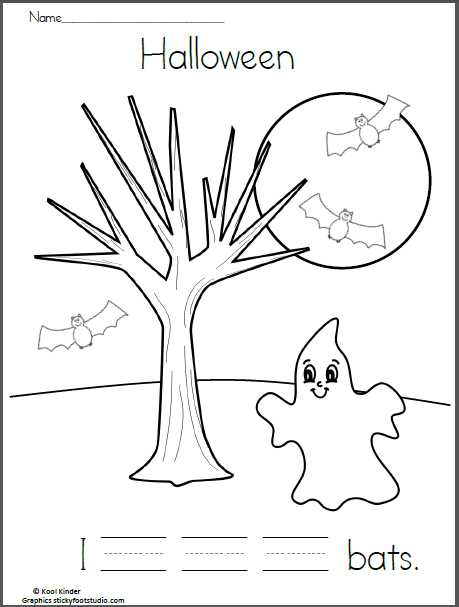 free halloween worksheets for kindergarten