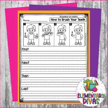 worksheet sequence of events